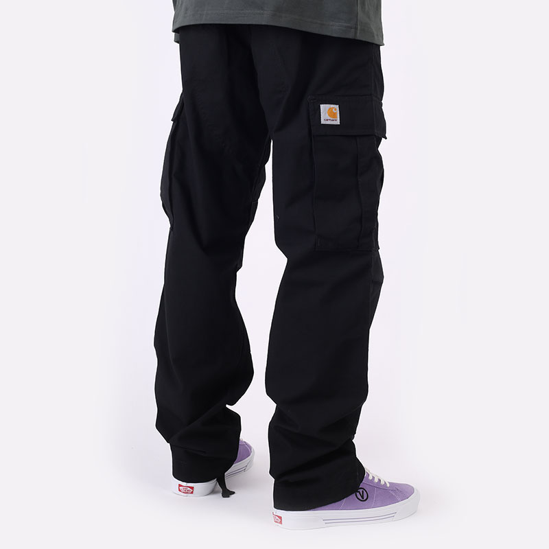 Мужские брюки Carhartt WIP Regular Cargo Pant (I015875-black)  - цена, описание, фото 7